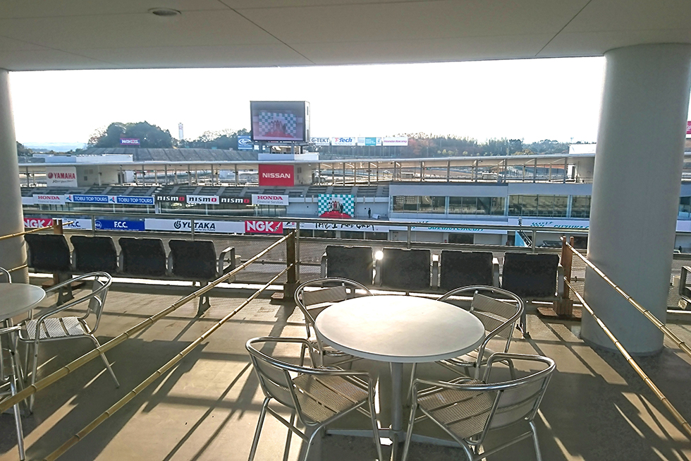 View from the Panorama Terrace. Easy-to-see location in front of the Circuit Vision.