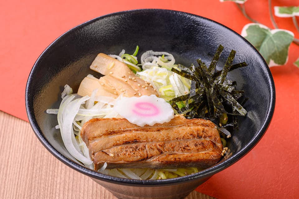 Flame-grilled Thick-sliced Chashu Oil Soba