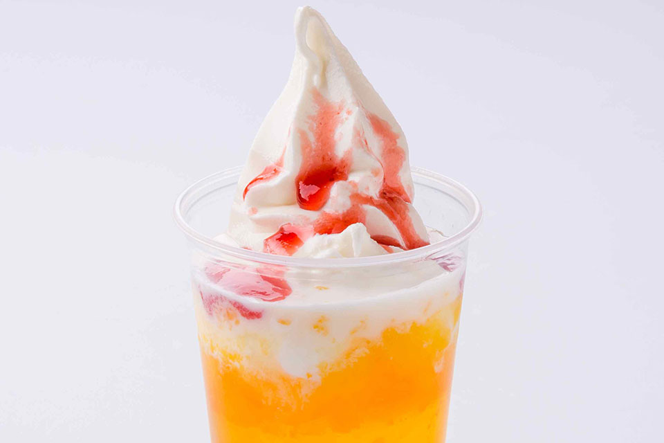 熱帶果凍軟冰淇淋