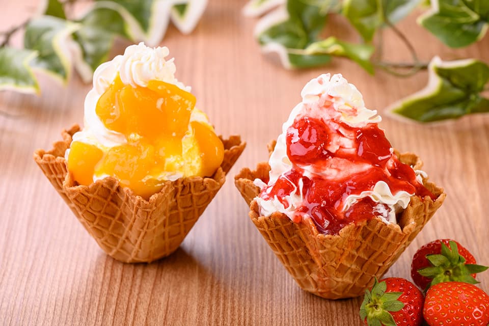 華夫冰淇淋（芒果/草莓）