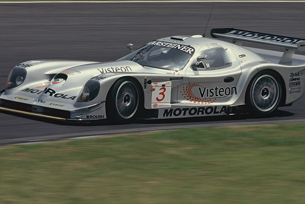 97年は総合12位でフィニッシュしたが、今年は総合5位に入ったパノスGTR。
