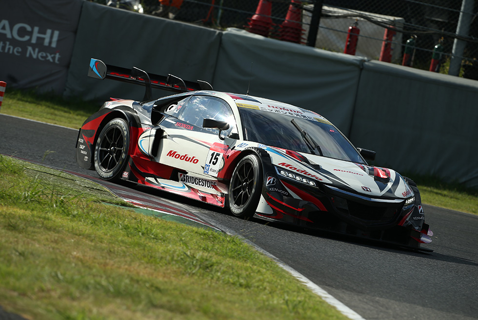 GT500クラスのPPは、#15ドラゴモデューロのNSXコンセプトGTが獲得。