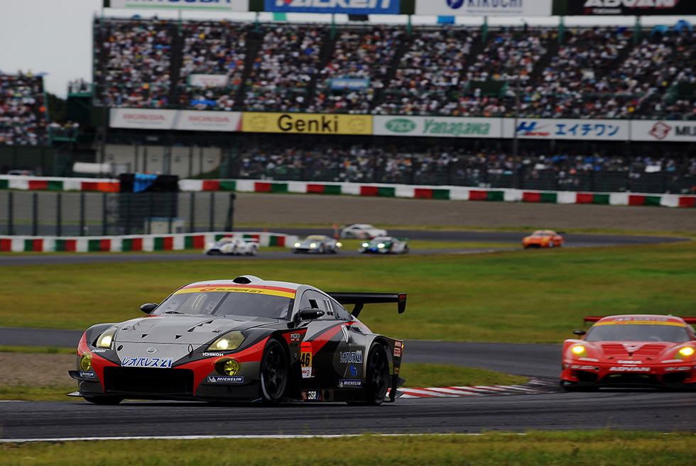 ライバルの脱落にも助けられたが、一昨年のGT500優勝者星野一樹はGT300でも優勝した。