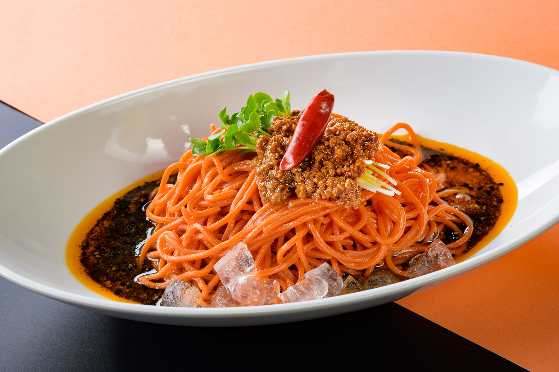 Black 麻辣（Mala）Without Soup Noodles 1,600円