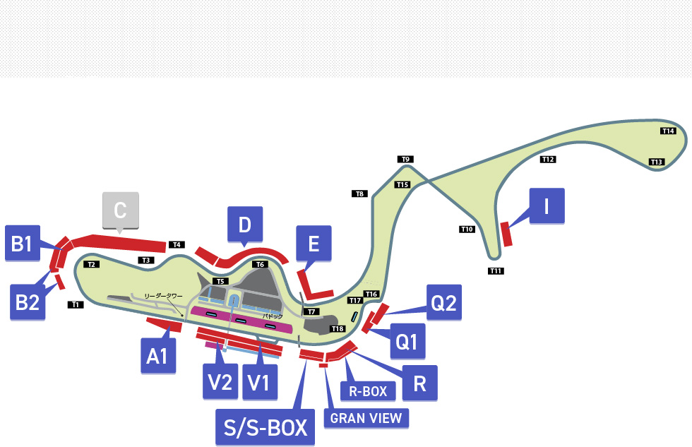 ビックレーシング　鈴鹿コース ビッグレーシング スロットカー チェリコ / 鈴鹿サーキット