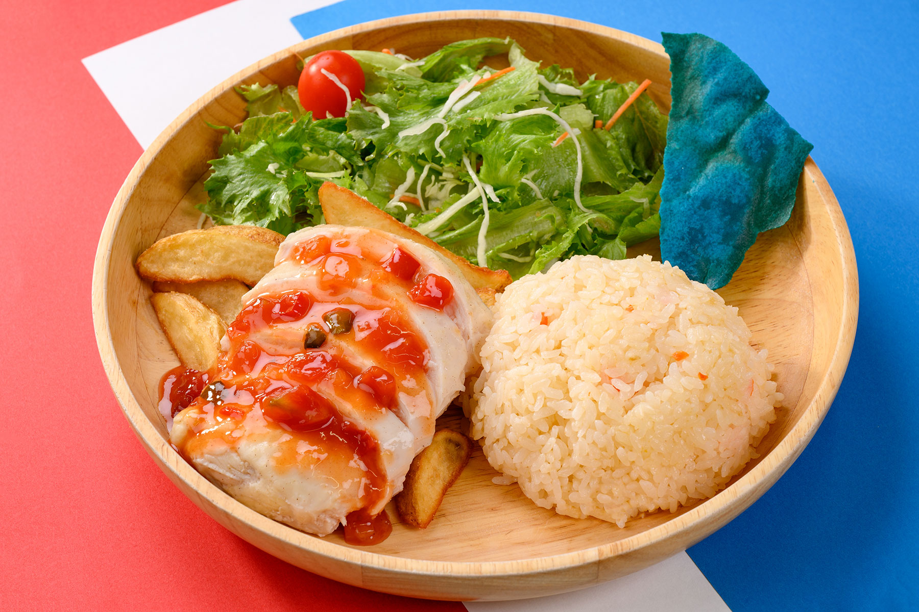 Steamed Nishisou Chicken Plate from Mie Prefecture ~Spicy Salsa Sauce~ 1,600yen