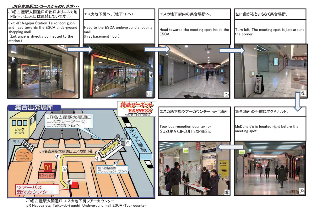 Meeting Place for Outbound Route