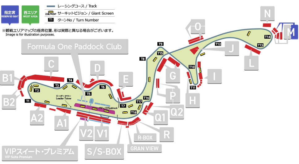 M Seat Map