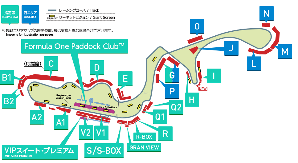 Viewing Area Map