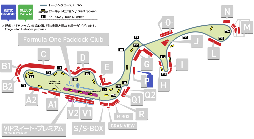 P Seat Map
