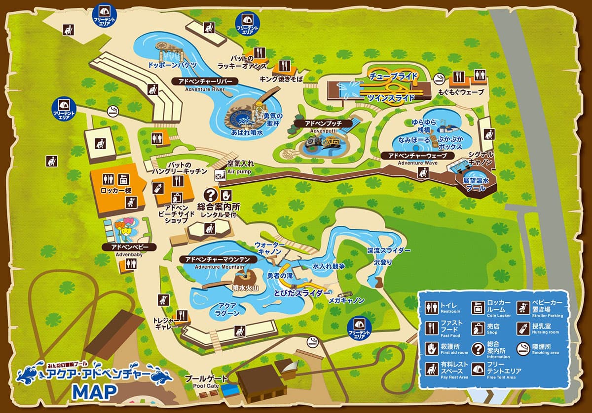 Pool Area Map