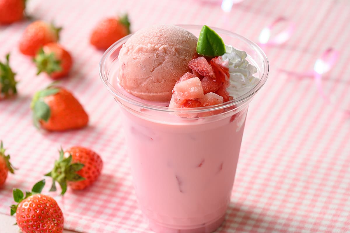 Strawberry Milk Float