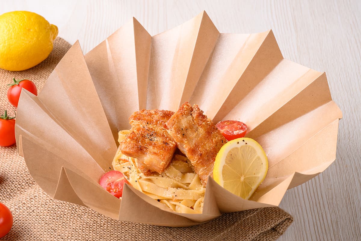 Chicken Lemon Oil Pasta