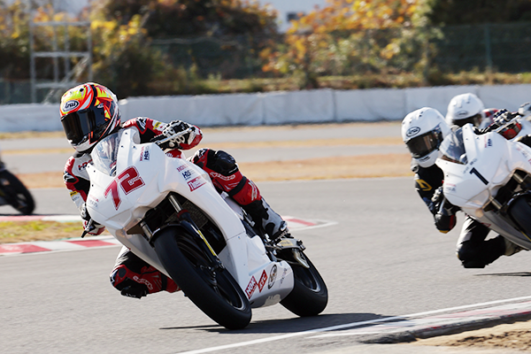 Riding with top riders