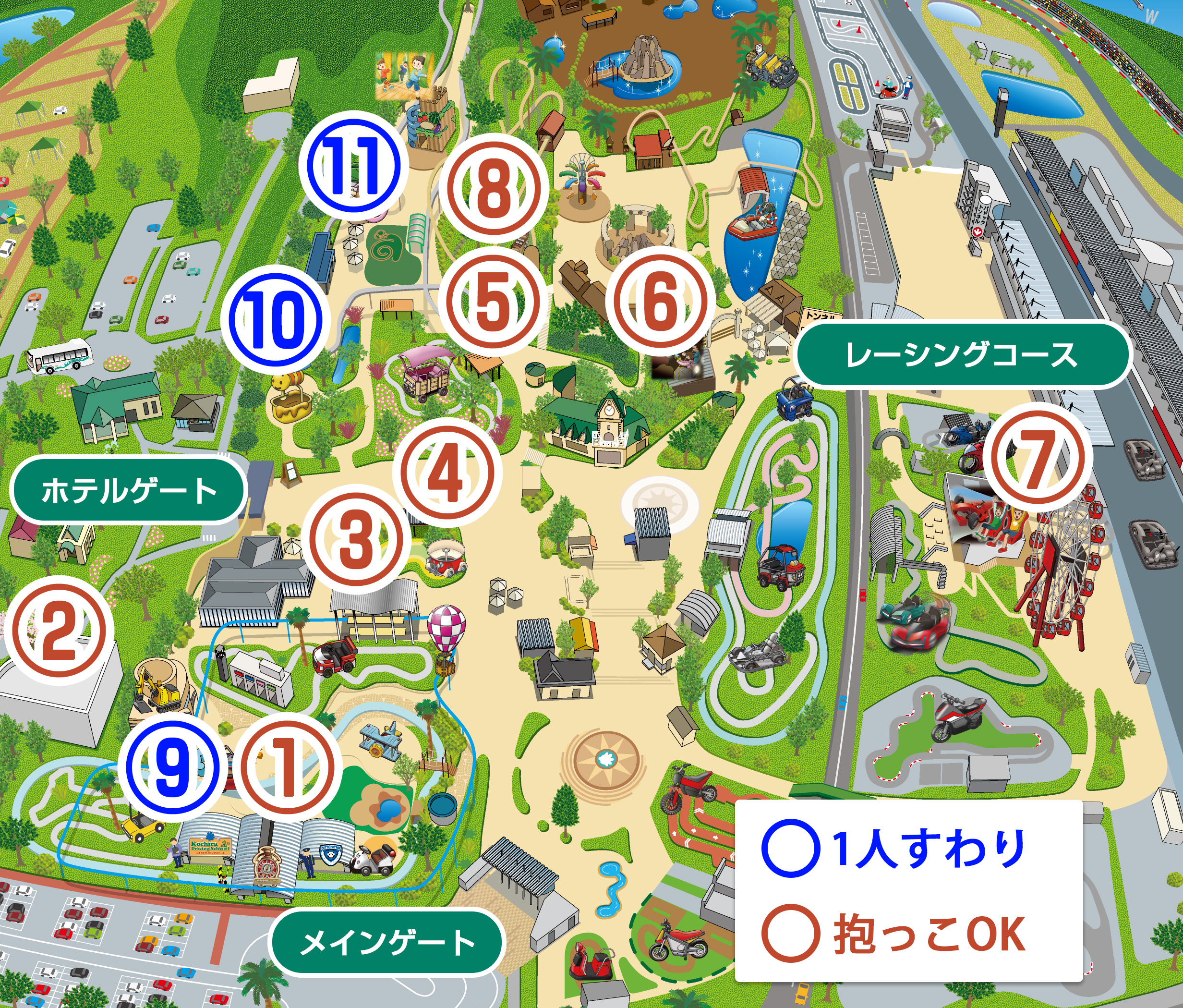 Map Attractions for All Ages