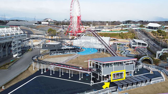 乗り場入口はこちら