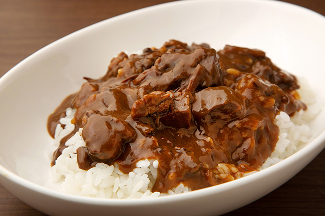 男の鉄板加厘「和牛ステーキカレー」