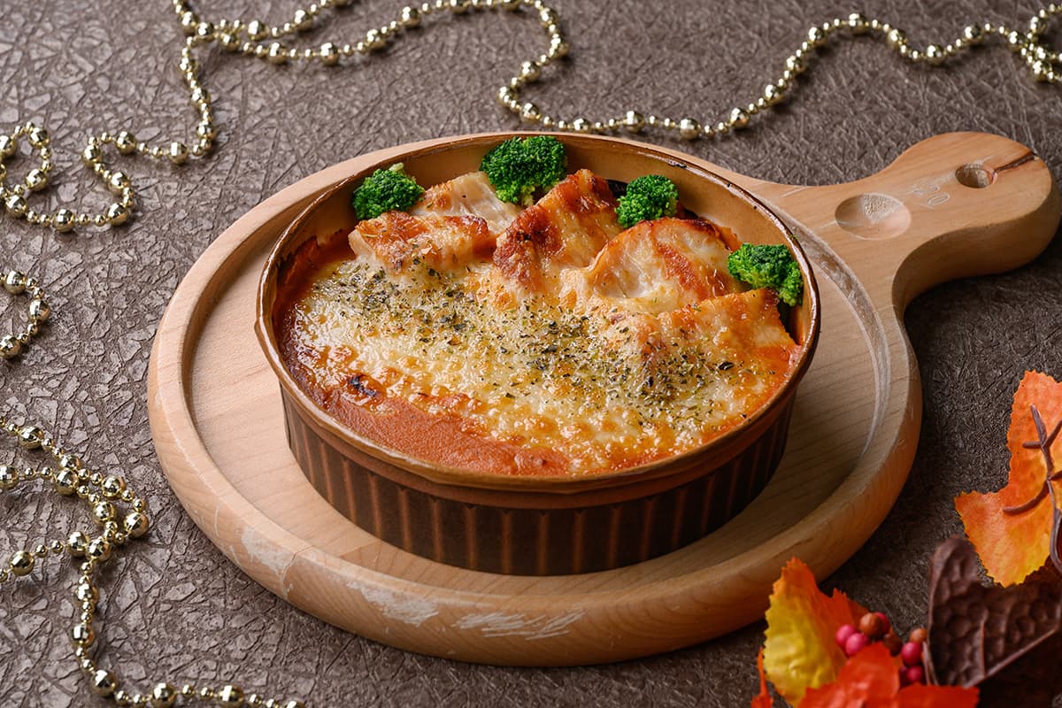 チーズたっぷりバターチキンカレードリア