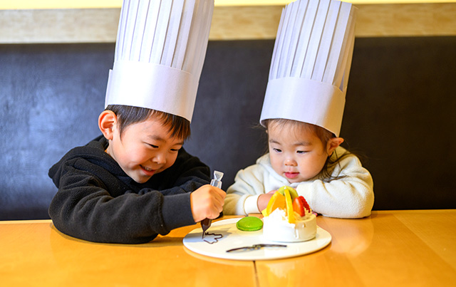 自分でつくれた！ケーキデコレーション体験