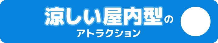 涼しい屋内型のアトラクション