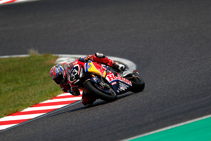 2位 Red Bull Honda with 日本郵便 高橋巧の走り