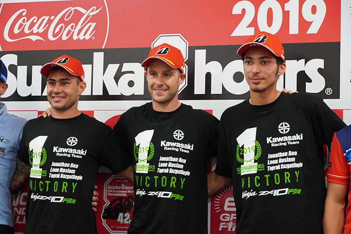 優勝したKawasaki Racing Team Suzuka 8h