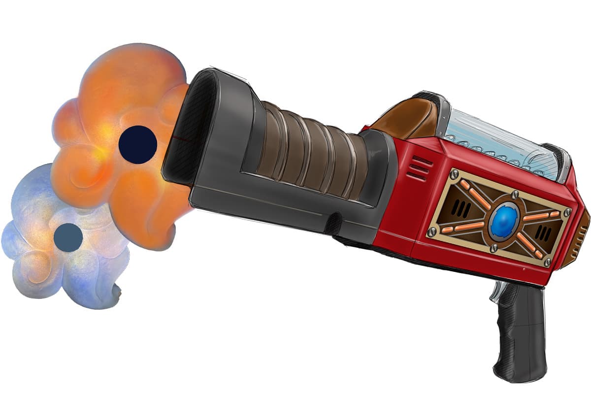 レーサーガン「クリアブラスター」