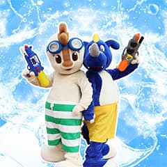 パークでも！プールでも！夏を楽しむびしょぬれイベント開催