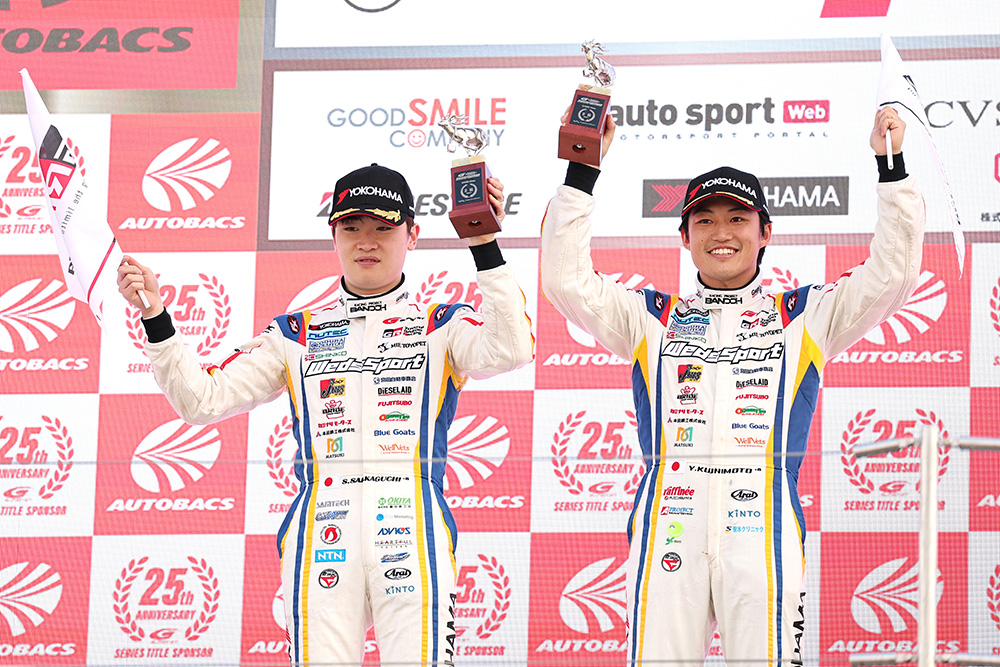 TGR TEAM WedsSport BANDOH WedsSport ADVAN GR Supra（国本雄資／阪口晴南）