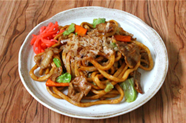 龜山味噌炒烏龍麵「味噌炒烏龍麵」